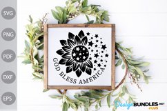 4th of July SVG / God Bless America SVG Design Product Image 3