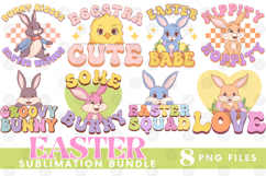 Easter Sublimation DTF Bundle Bunny Chick Farm Hip Hop Joy Product Image 1