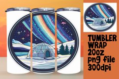 Sublimation Landscape Scenic Tumbler Wrap 20oz Product Image 1