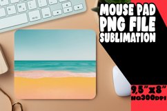 Eye-Catching Gradient Sublimation Mouse Pad Design Product Image 1