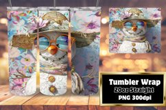 Christmas in July Snowman Tumbler Wrap 20oz Winter Cheer Product Image 1