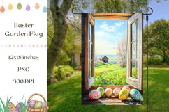 Welcome Garden Flag, Spring Garden Flag, Easter Garden Flag Product Image 1