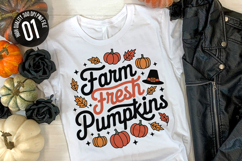 Farm Fresh Pumpkin - Autumn t-shirt Design Product Image 1