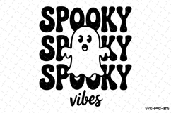 Spooky Vibes Svg | Halloween Svg | Svg Cut Files Product Image 1