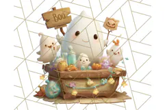 Halloween Candy Shop Clipart PNG, Trick or Treat Clip Art Product Image 5