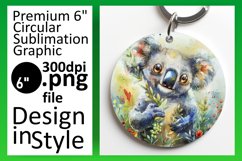Watercolor Animal &amp; Floral Wrap Art PNG Product Image 1