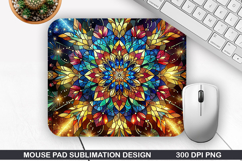 Fireworks Mouse Pad Sublimation, 4th Of July Mouse Pad PNG Product Image 1