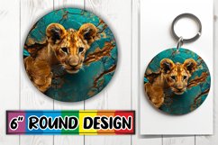 Whimsical 3D Animal Sublimation Magic Product Image 1