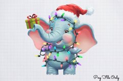 Funny Christmas Animals Clipart PNG Product Image 1