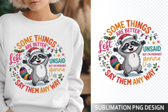 Somethings are better Sublimation Design - Funny Skeleton PN Product Image 1