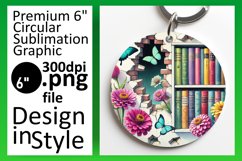 Bright Round Design for Keychains , Books Product Image 1
