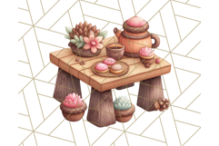 Cozy Cabin Critters Clipart PNG, Fall Animal Png Product Image 5