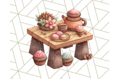 Cozy Cabin Critters Clipart PNG, Fall Animal Png Product Image 5