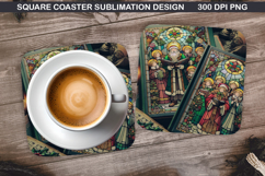 Christian Coaster Sublimation, Christian Coaster PNG Design Product Image 1
