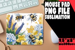 Enchanted Desk Pad PNG Style, Bee Product Image 1