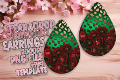 Bright Teardrop Design for Crafting , Leopard Print Product Image 1