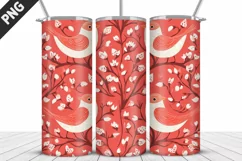 Lovely Hearts Tumbler Design | Valentine's Day Tumbler Wrap Product Image 5