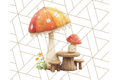 Whimsical Woodland Animal Village PNG Clipart Fantasy Forest Product Image 5