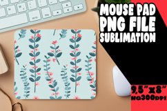 Boho Chic Watercolor Flower Mouse Pad Power Design Product Image 1