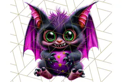 Spooky Cute Monster PNG Clipart, Adorable Halloween Monsters Product Image 5