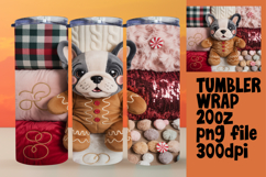 Creative 20oz Tumbler Wrap for Gifts , Holiday Pets Product Image 1