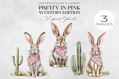 Watercolor Western Clipart, Wild West Cowgirl, Country PNG. Product Image 1