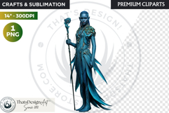 Deep Sea Fantasy Clipart PNG, Mermaid, ocean mythology Product Image 1