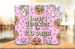 100 Days Of School Tumbler wrap, Teacher Day 20oz Tumbler Product Image 1