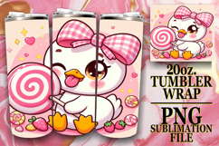 RADIANT MOMENTS 20oz TUMBLER WRAP, Cute Goose Product Image 1