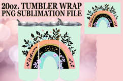 ENCHANTING HORIZONS 20oz TUMBLER WRAP, Rainbow Product Image 1