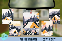 Air Freshener Car | Camping sublimation Product Image 1