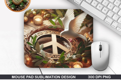 Christmas Mouse Pad Sublimation, Christmas Mouse Pad PNG Product Image 1