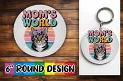 Radiant Circle Ornaments PNG, Cat Lover Product Image 1