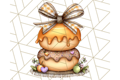 Fall Donut Clipart PNG, Autumn Donuts With Pumpkins Product Image 5