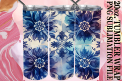 Joyful journeys 20oz tumbler wrap, Watercolor Pattern Product Image 1