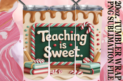 Radiant days 20oz tumbler wrap, Teacher Product Image 1