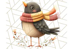 Cottagecore Halloween Clipart Cozy PNG, Autumn Fall Png Product Image 5