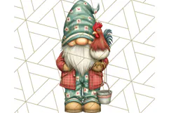 Farmer Gnome Clipart, Cute Farm Gnomes PNG Illustrations Product Image 5