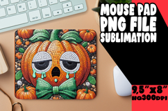 COZY MOUSE PAD SUBLIMATION MAGIC, Cute Pumpkin Product Image 1