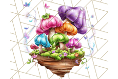 Bright Floating Island PNG Clipart for Fantasy Worlds &amp; Maps Product Image 5