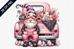 Easter Day Gnome - Sublimation Clipart PNG Design Product Image 1