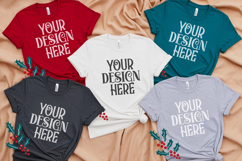 Christmas Family Matching Group Flat Lay T-Shirt Mockups Product Image 1