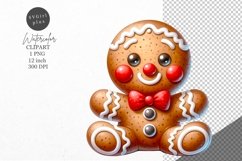 Christmas clipart|Gingerman clipart|Christmas sublimation Product Image 1