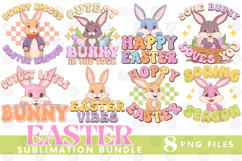 Easter Sublimation DTF Bundle Bunny Chick Farm Hip Hop Joy Product Image 1