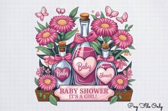 Baby Girl Desserts Clipart PNG Product Image 1
