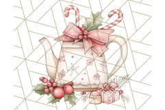Christmas Cottagecore Kitchen Clipart PNG, Holiday Decor Product Image 5