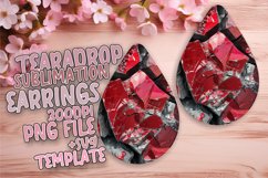 Glittery Stone Pattern Dangles Product Image 1