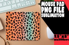 Elegant Glitter Leopard Print Mouse Pad Design PNG Product Image 1
