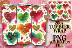 ENCHANTED MEMORIES 20oz TUMBLER WRAP, Heart Product Image 1