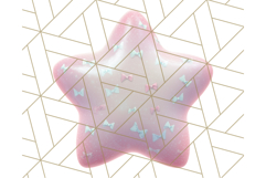 Cute Puffy Star Clipart PNG, 3D Glossy Pastel Stars Clip Art Product Image 5
